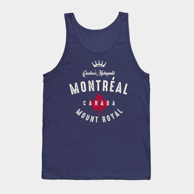 Montreal Quebec Canada Tank Top by Designkix